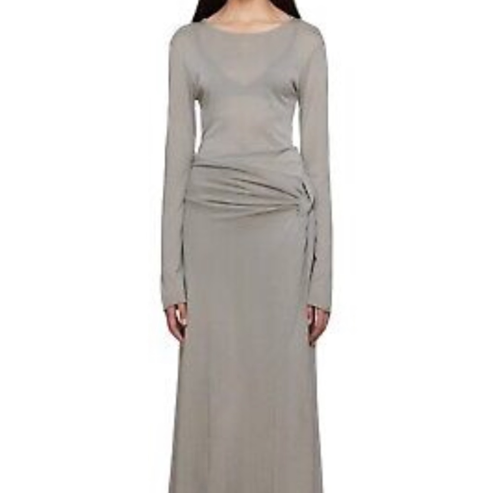 Paris Georgia Grey maxi Tilda Dress Stone Small